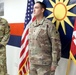 Brig. Gen. Brandon Parker coins Soldiers of Task Force Phoenix at Camp Beuhring, Kuwait