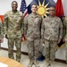 Brig. Gen. Brandon Parker coins Soldiers of Task Force Phoenix at Camp Beuhring, Kuwait