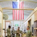 Brig. Gen. Brandon Parker coins Soldiers of Task Force Phoenix at Camp Beuhring, Kuwait