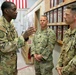 Brig. Gen. Brandon Parker coins Soldiers of Task Force Phoenix at Camp Beuhring, Kuwait