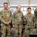 Brig. Gen. Brandon Parker coins Soldiers of Task Force Phoenix at Camp Beuhring, Kuwait