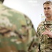 Brig. Gen. Brandon Parker coins Soldiers of Task Force Phoenix at Camp Beuhring, Kuwait