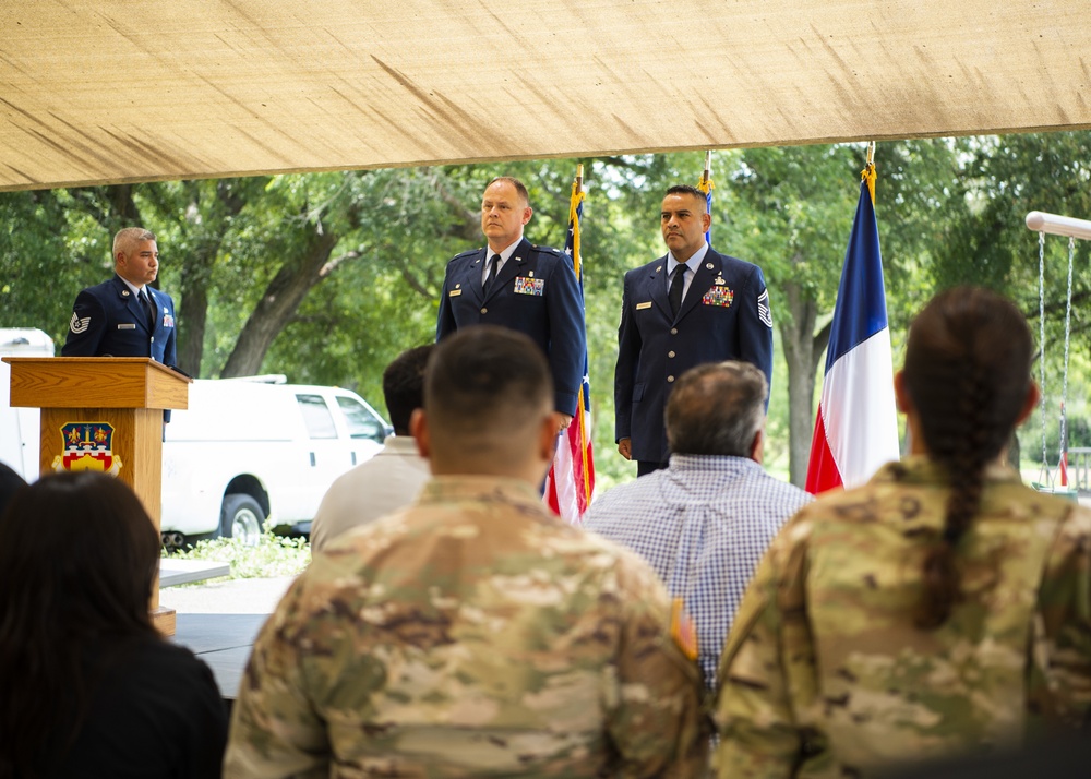 Chief Master Sgt. Juan Rodriguez Promotion