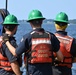 Coast Guard Cutter Ida Lewis works buoys in Narragansett Bay