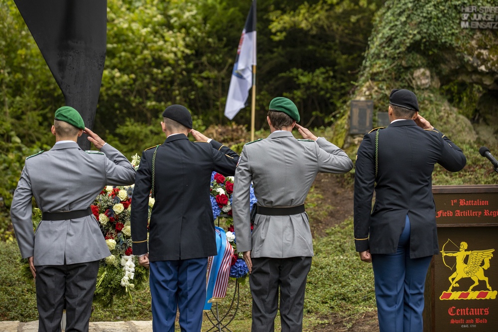 US and Germany commemorate a U.S. Army helicopter crash that killed 37 soldiers 50 years ago