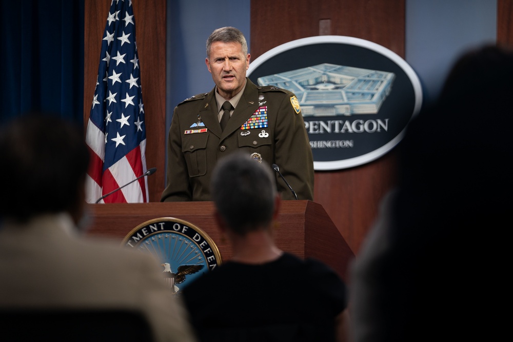 Pentagon Press Briefing on Afghanistan