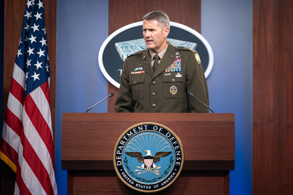 Pentagon Press Briefing on Afghanistan