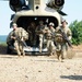 Soldiers perform airlift during infantry Advanced Leader Course