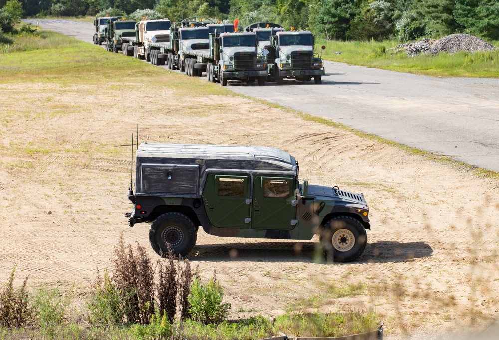 Connecticut's 1048th Medium Transportation Company Trains to Transport and to Fight