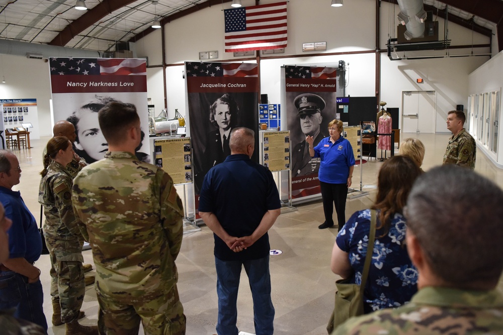 Goodfellow leadership visits WASP museum