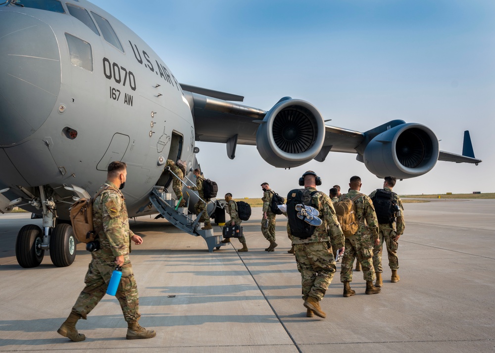 140th Wing Departs For Volk Field