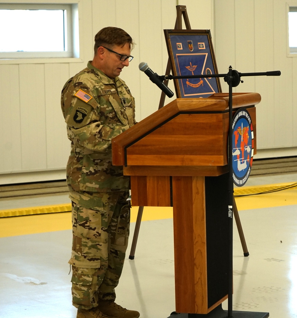 Eastern Army National Guard Aviation Training Site holds change of command ceremony