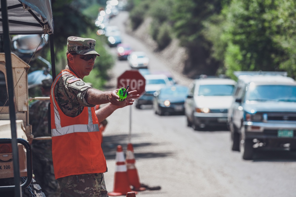 COARNG mud slide response