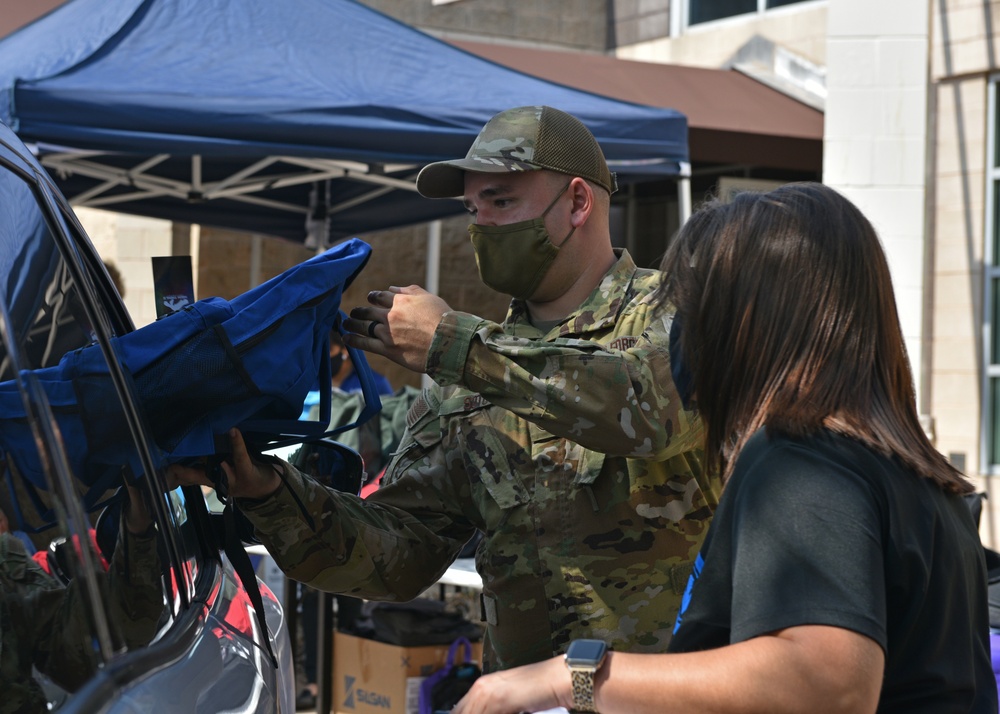 Back to School Backpack Event Operation Homefront 2021