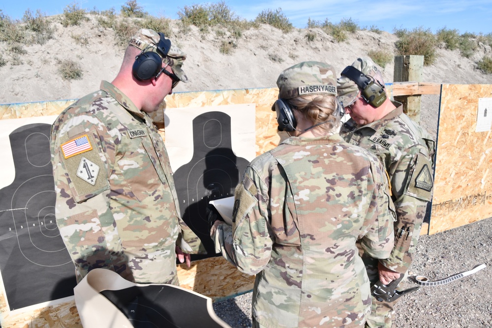 MTNG Marksmanship Team practices for Region 6 competition