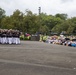 Silent Drill Platoon performs for Honor Flight at Marine Corps War Memorial