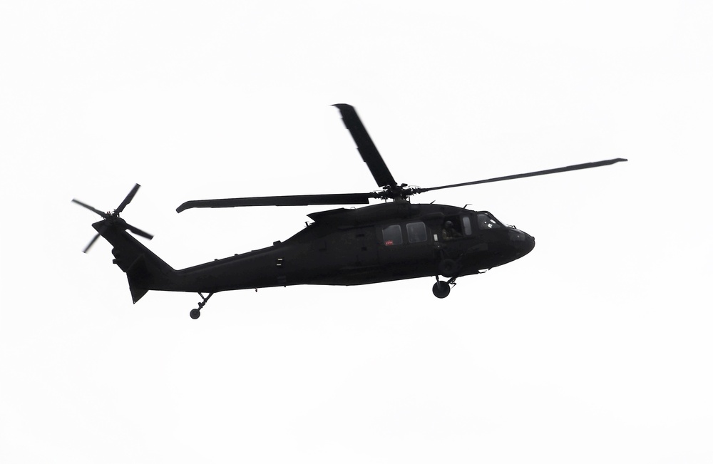 Wisconsin National Guard UH-60 Black Hawk training operations at Fort McCoy