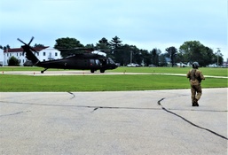Wisconsin National Guard UH-60 Black Hawk training operations at Fort McCoy
