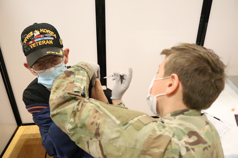 WWII POW receives vaccine