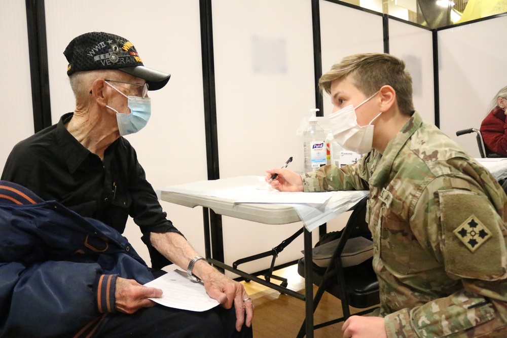 WWII POW receives vaccine