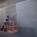 USS Billings Sailor Paints the Ship’s Hull