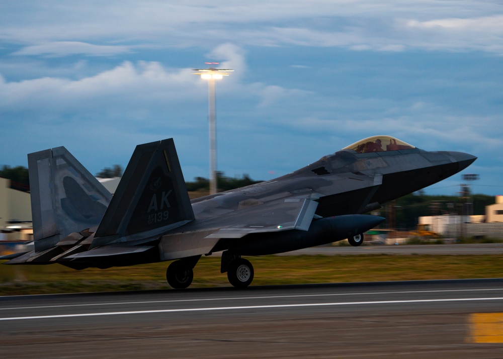 F-22 Raptors Return to JBER