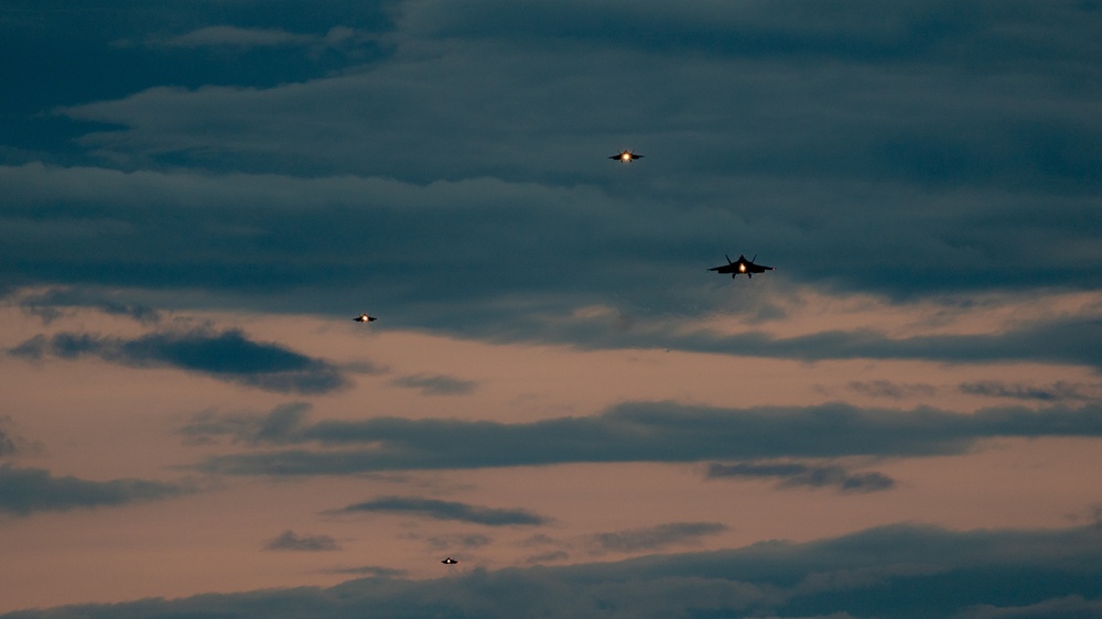 F-22 Raptors Return to JBER