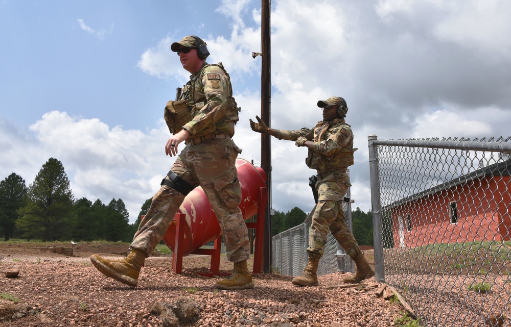 161st Security Forces Squadron conducts training at Camp Navajo