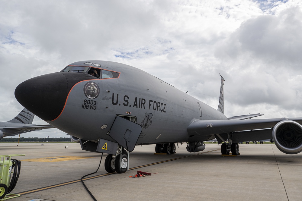 108th Wing and 177th Fighter Wing fly during Atlantic City Airshow