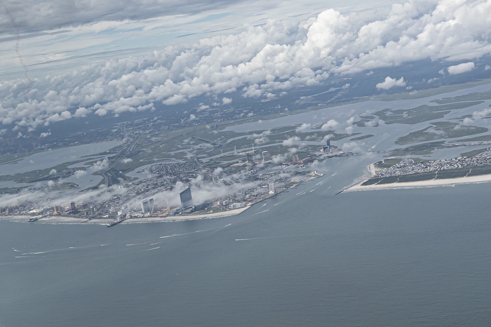 108th Wing and 177th Fighter Wing fly during Atlantic City Airshow