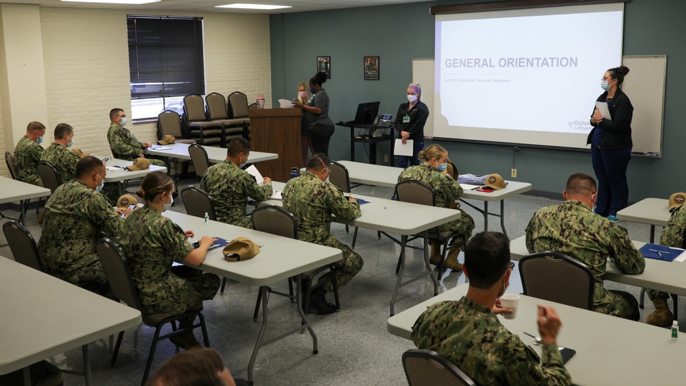 Navy Medical Support Team Aids Lousiana Hospital