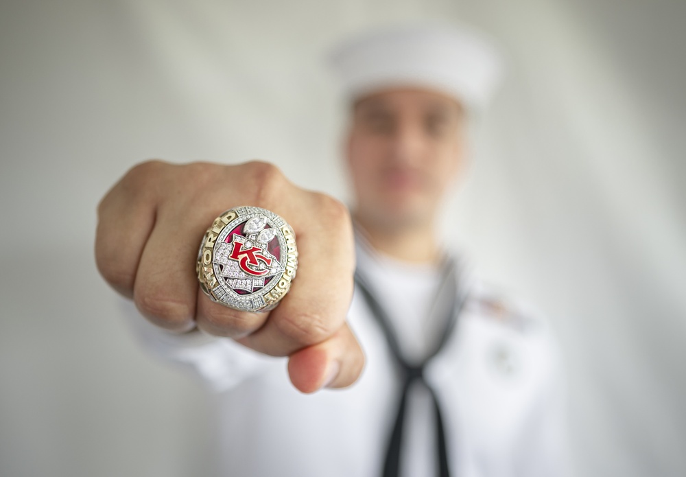 Local Navy Recruiters Attend KC Chiefs Military Appreciation Day 2021