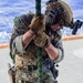 FRP Marines Fast Rope into Live Fire Deck Shoot