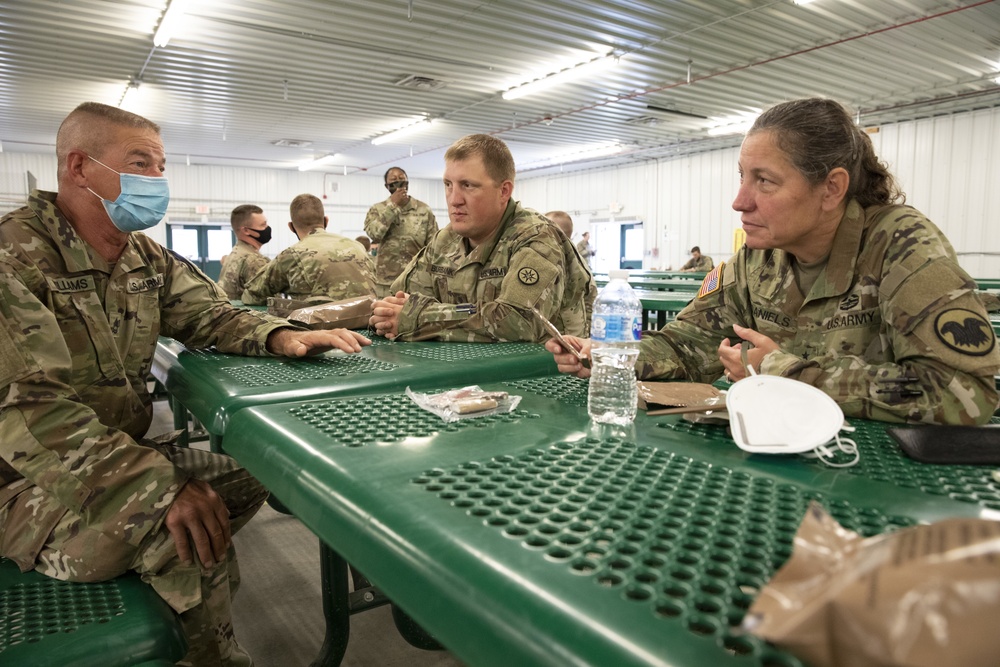 Commanding General of the Army Reserve visits in-person training at Fort McCoy to address Leadership
