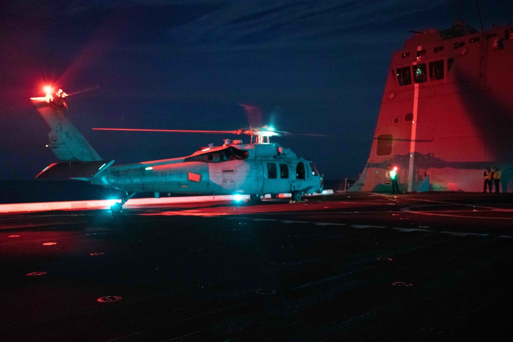 USS Arlington provides humanitarian aid to Haiti