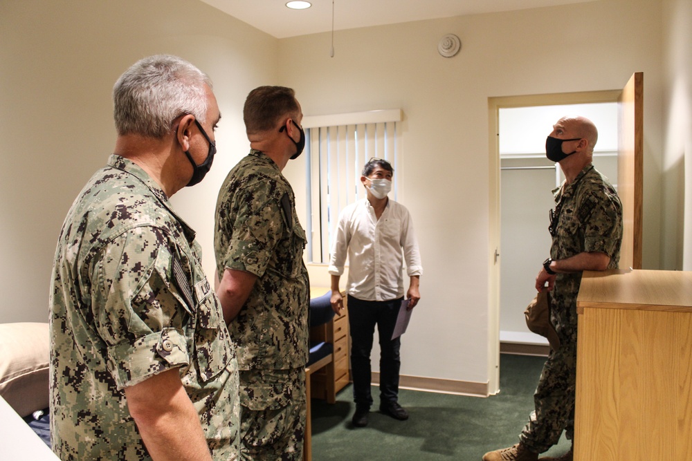 Adm. Caldwell Meets Naval Base Guam Leadership, Tours Installation