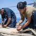 Routine Maintenance Aboard Carter Hall