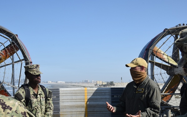 Midshipmen Tour an LCAC