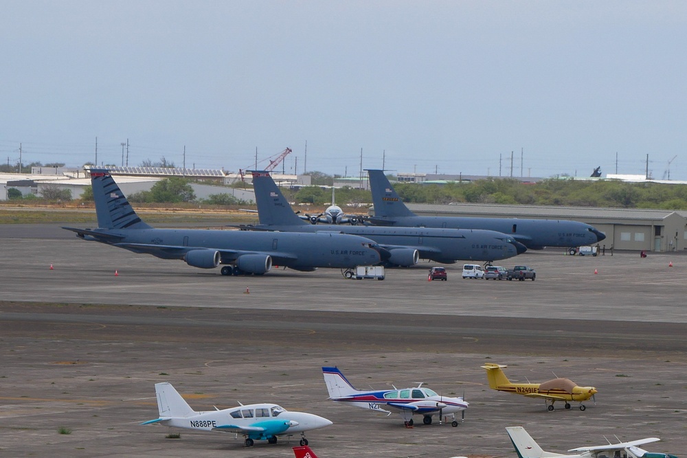 Combat aircraft integrate in Hawaii for exercise Sentry Aloha-21