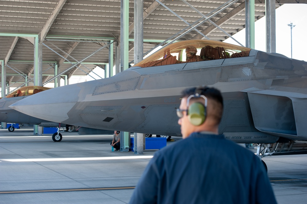 Combat aircraft integrate in Hawaii for exercise Sentry Aloha-21