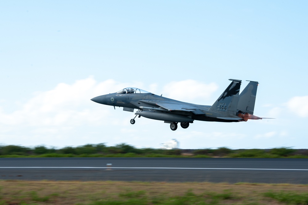 Combat aircraft integrate in Hawaii for exercise Sentry Aloha-21