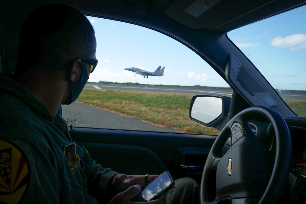 Combat aircraft integrate in Hawaii for exercise Sentry Aloha-21