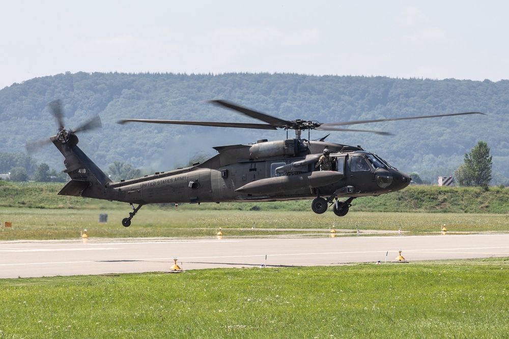 1st CAB Flight Operations at Illesheim Army Airfield