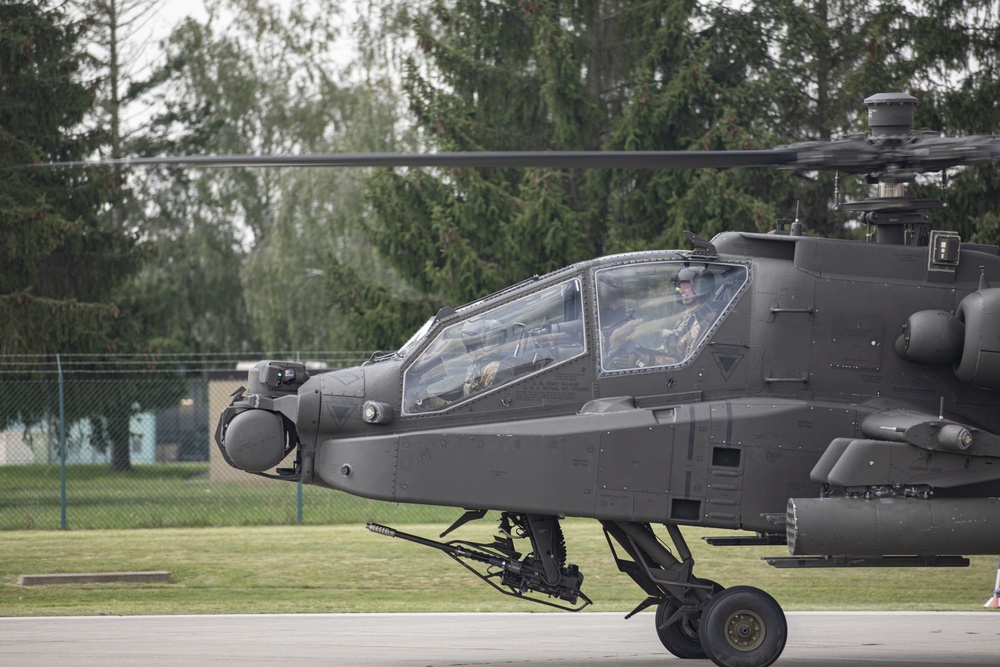 1st CAB Flight Operations at Illesheim Army Airfield