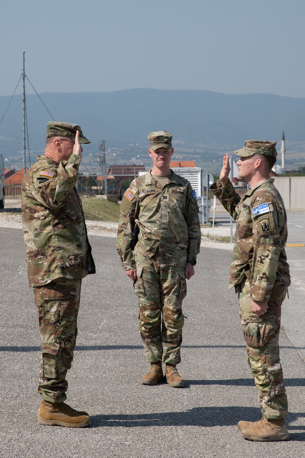 Vermont's Adjutant General Visits Troops in Kosovo