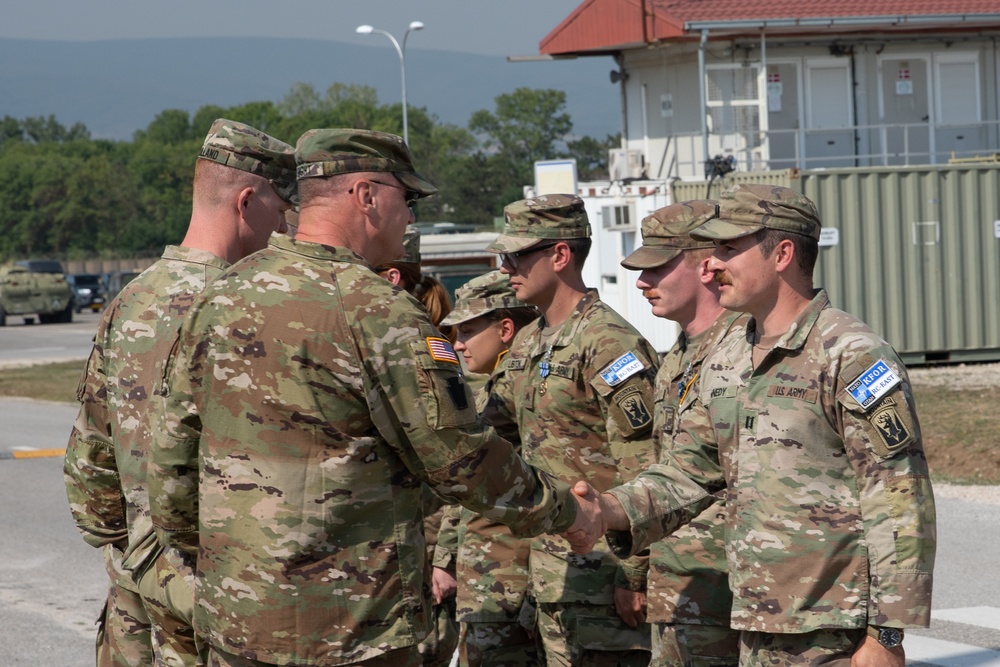 Vermont's Adjutant General Visits Troops in Kosovo