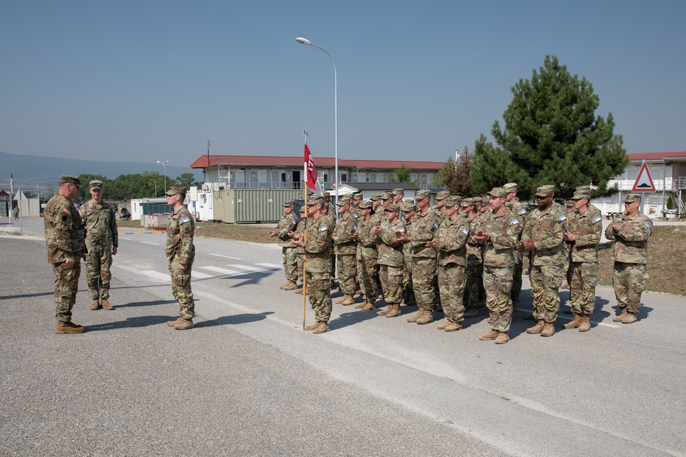 Vermont's Adjutant General Visits Troops in Kosovo