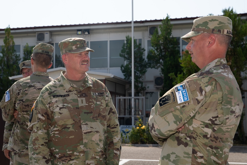 Vermont's Adjutant General Visits Troops in Kosovo