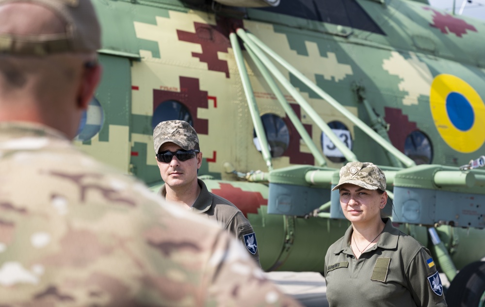 352d Special Operations Forces and Ukrainian Air Force Members Conduct Tactical Combat Casualty Care Training