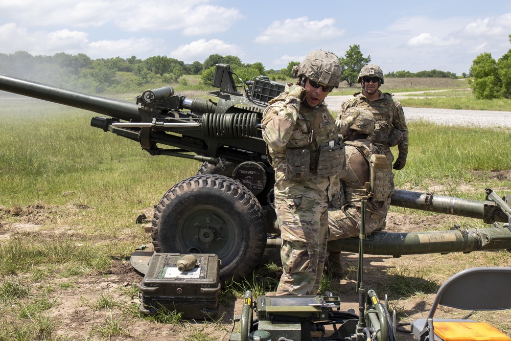 2-2 Field Artillery Battalion Howitzer Training